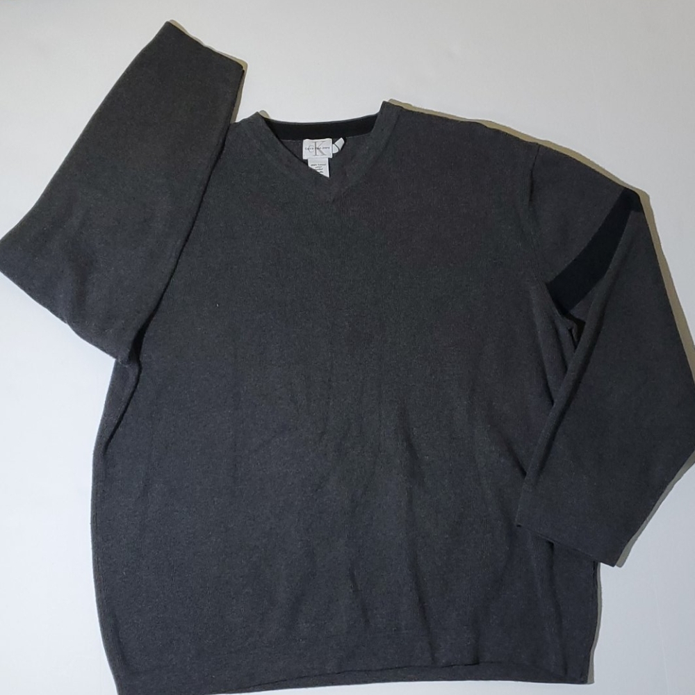 Calvin Klein  men's sweaters V neck solid